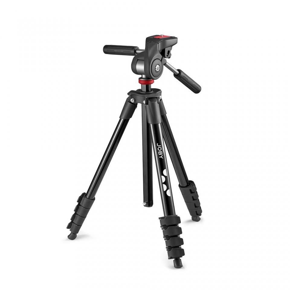 Joby Compact tripod Smartphone-/digitale camera Zwart, Rood