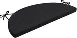 CLP Rosie - Coussin de jardin - Coussin d'assise semi-circulaire pour tonnelle - 115x57x5 cm - gris foncé