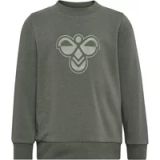 Hummel Kindertrainingspak Hmlmini Jersey Crewsuit Bee 230313 Castor Gray Katoen