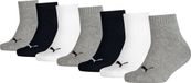Puma KIDS Quarter Socks sneakermaat 23 - 42 voor meisjes en jongens 7 paar