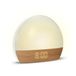 mooov 477356 Wekker, Dageraad, Progressief Licht, Lichttherapie, Wit/Kleur, USB-A Oplaadpoort, Houteffect