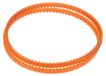 Singer 2 pièces courroies trapézoïdales pour machines à coudre, type MB-345, 345 mm, orange