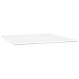 vidaXL Boxspringbed met matras, kunstleer, wit, 200x200 cm