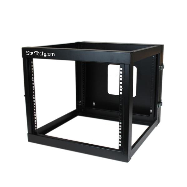 StarTech.com 8U 22inch Diep Scharnierend Open Frame Serverrack Wandmontage