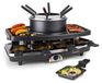 OEM 3-in-1 Raclette-fonduu-grill, 1100 W, steenplaat, geschikt voor 8 personen