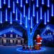 Guirlande lumineuse étoile filante, 16 lampes, 576 LED, IP65, pour usage extérieur