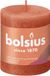 Bolsius 4 stuks oranje rustiek stompkaarsen 80/68 (35 uur) Eco Shine Earthy Orange