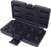 KS Tools 3/8" 12-punts doppellange doppel kurze do maszyn 10-delige dopsleutelset 8-17mm