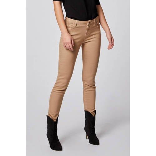Morgan low waist skinny jeans lichtbruin