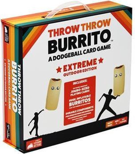 Exploding Kittens Throw Throw Burrito Extreme Outdoor Edition - Kaartspel