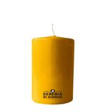 Kaars Cereria Di Giorgio Kaars diameter 7 cm Hoogte 10 cm - Kleur Geel - Voor Horeca operators, evenementen en Home Decor - Brandduur 55 uur