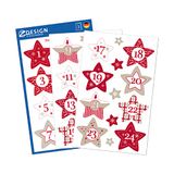 AVERY Zweckform Adventskalender met cijfers 24 sterren