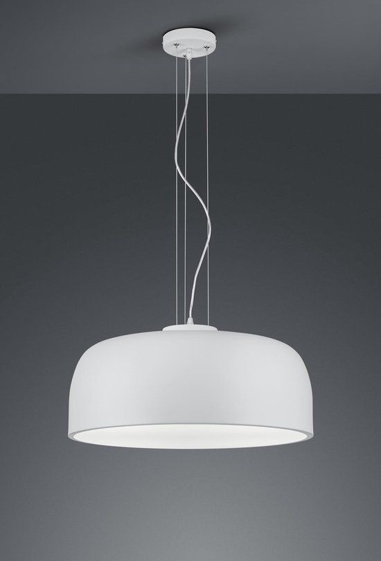 TRIO BARON Hanglamp - Wit mat - excl. 4x E27 40W