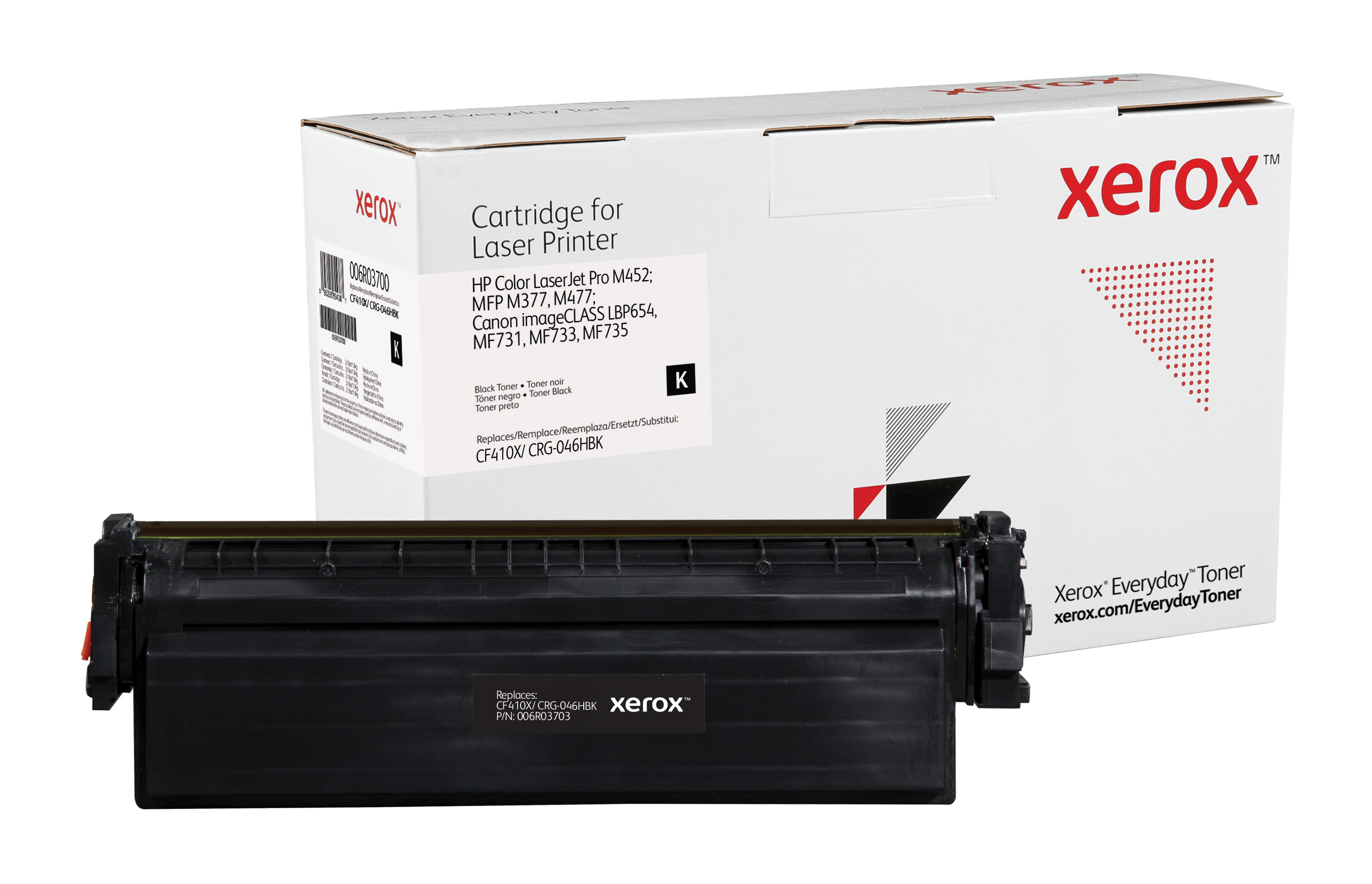 Xerox Everyday Zwart Toner vervangt de HP 201X (CF410X/ CRG-046HBK)