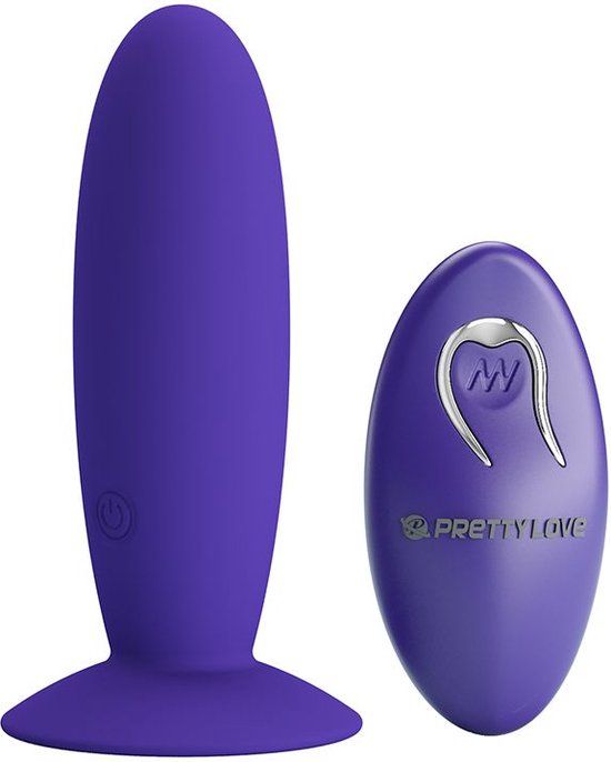 Pretty Love - Murray Youth - Vibrerende Buttplug - Met Afstandsbediening - Paars