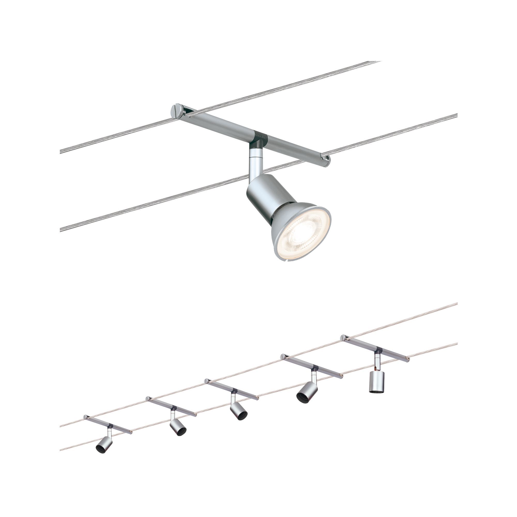 Paulmann Kabelsysteem Spice Salt LED Basisset GU5.3 - Chroom Mat