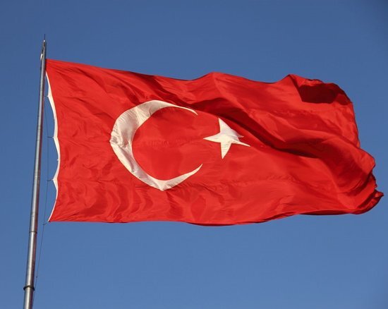 Vlaggen Grote Turkse Vlag 150 x 250 cm Stormvlag Turkije XXL