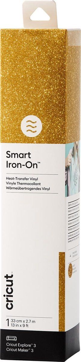 CRICUT Transferfolie - Smart Iron-On - Glitter Goud - 33 x 270cm