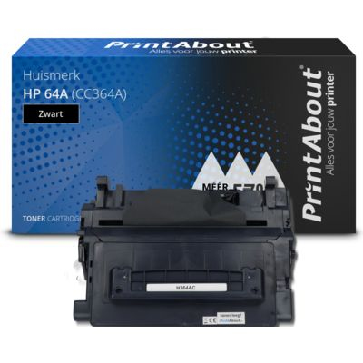 PrintAbout Huismerk HP 64A (CC364A) Toner Zwart