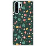 P30 Pro Liberty monstera bedrukt siliconen hoesje