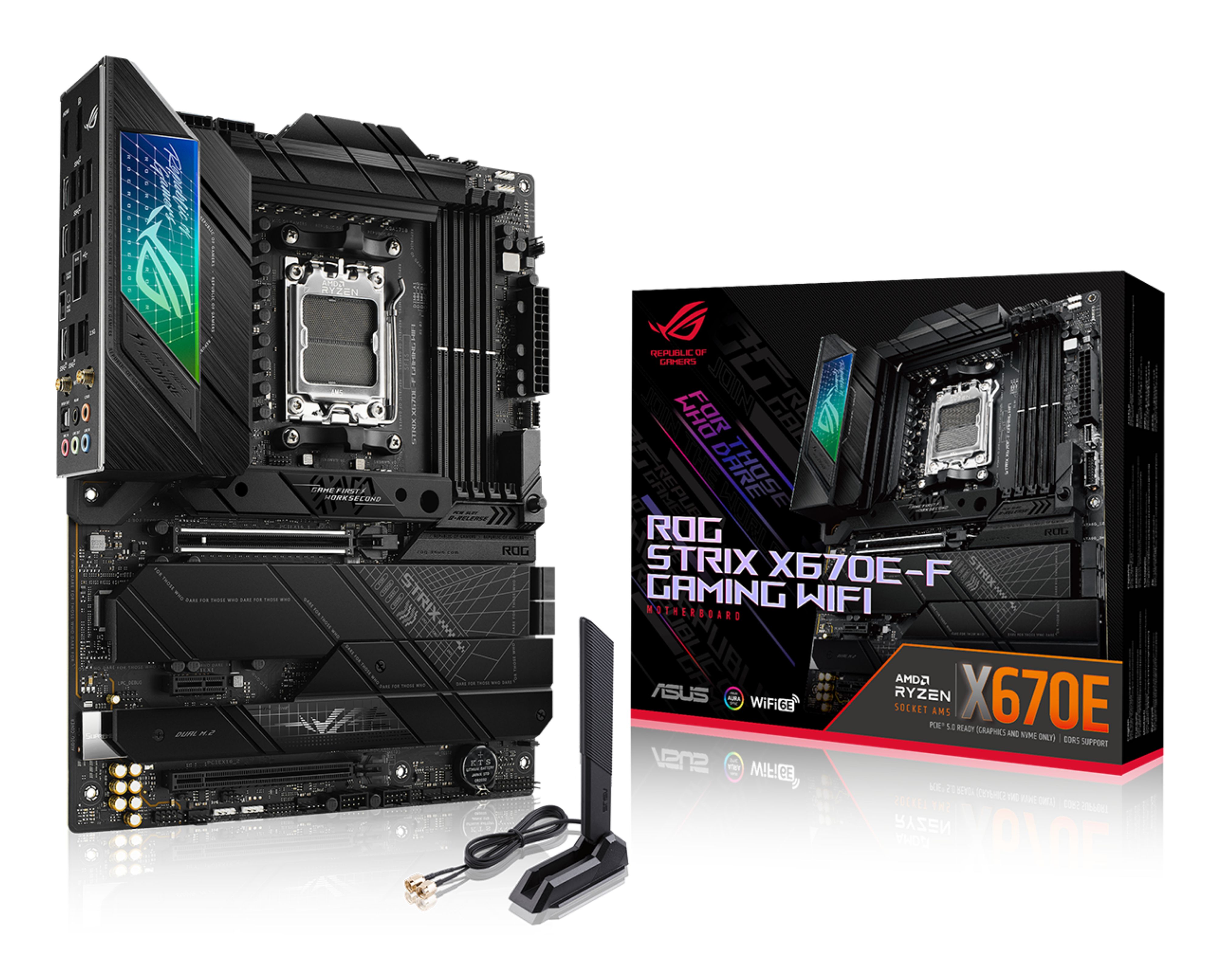ASUS ROG STRIX X670E-F GAMING WIFI - AMD X670 - Socket AM5 - ATX Motherboard