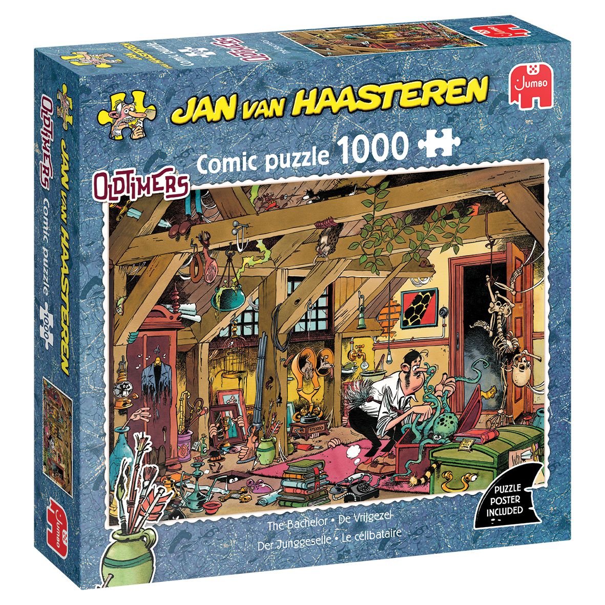 Jumbo Jan van Haasteren Oldtimers De Vrijgezel Legpuzzel (1000 stukjes)