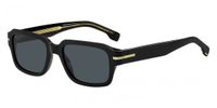 Hugo Boss BOSS 1596/S Zonnebril Heren Rechthoekig Kunststof Zwart Blauw
