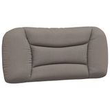 VidaXL Hoofdbordkussen "Hvar" 140 cm Stof Taupe