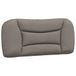 VidaXL Hoofdbordkussen "Hvar" 140 cm Stof Taupe