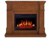 ArtiFlame Poêle électrique Toscana AF23S, chêne - Pose libre, avec flamme LED, chauffage 1,8 kW, adapté aux pièces jusqu'à 30 m², avec effet sonore