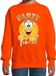 Bellatio Decorations BD Verkleed sweater voor kinderen - party time emoji - oranje - themafeesten/Koningsdag 110/116