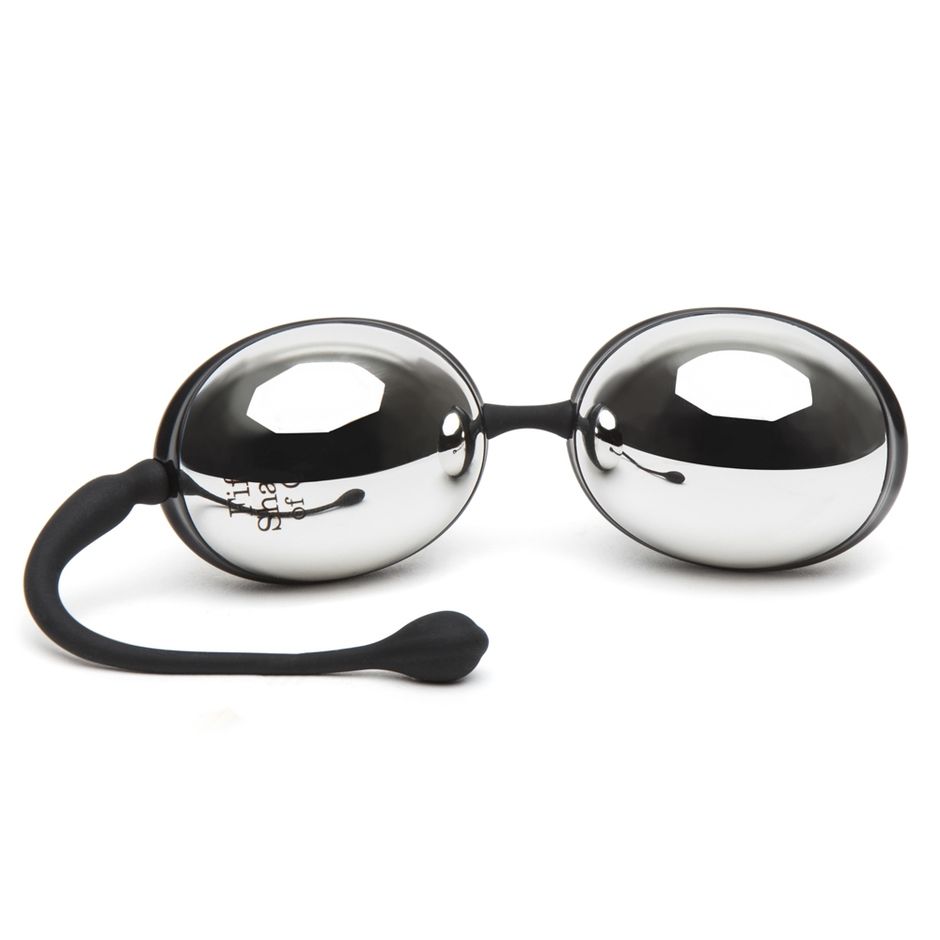 Lovehoney Fifty Shades of Grey Inner Goddess Glanzend Kegelballen Zwart