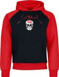 Metallica Logo Heren Trui met capuchon - zwart/rood - L