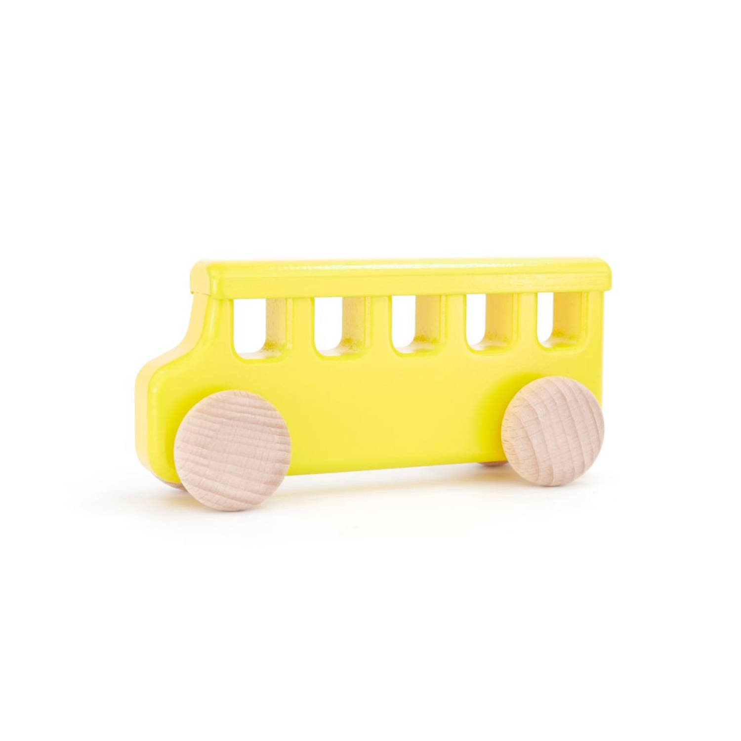 Bajo houten schoolbus