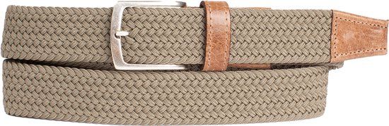 Presly & Sun Heren Elastische Riem Naturel 95cm