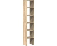 vidaXL Boekenkasten 2 st 30x30x80 cm bewerkt hout sonoma eiken