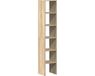 vidaXL Boekenkasten 2 st 30x30x80 cm bewerkt hout sonoma eiken