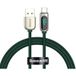 Baseus Câble de Données et de Charge USB-A - USB-C Display, 66W, 1m, Vert CASX020006