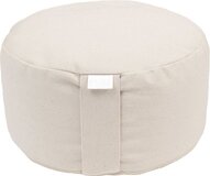 Meditatiekussen ecru rond - Pure | Yoga kussen