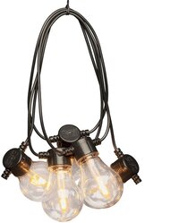 Konstsmide Lichtsnoer Led Met Dimmer 14,5 M Amber 10 Lampjes Zwart