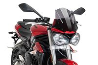 Puig Voorruit Naked New Generation Sport 9999F voor Triumph Street Triple S 17"-19'
