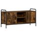 vidaXL - Meuble TV - 99 x 33 x 50 cm - Chêne fumé - Bois traité