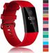 Fitbit Charge 3 silicone band (rouge) - Taille L