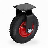 Merkloos neuswiel - 2.50-4 - zwart/rood