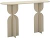 Mauro Ferretti Table console Dune 120×40×75,5 cm Crème Métal
