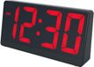 Caliber Réveil numérique avec fonction Snooze - Double réveil - Grand écran rouge - Design épuré (HCG006A)