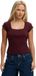 Superdry - Athletic Essentials T-shirt met vierkante hals - Dames - T-shirts - Port Red - Maat L