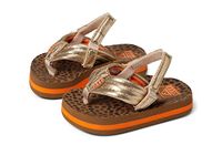 Reef Little Ahiwild Meisjes Slippers - Bruin/Goud - Maat 26