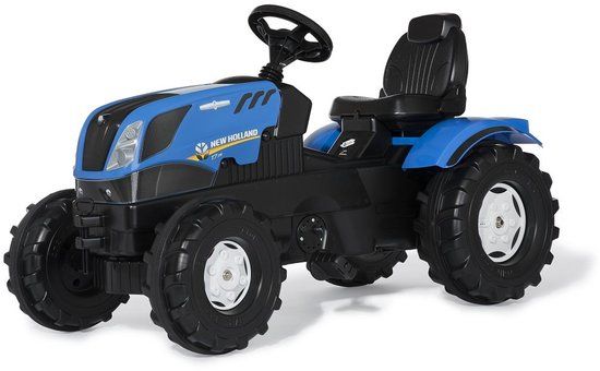 Rolly Toys Traptractor rollyFarmtrac New Holland - Loopauto - Blauw