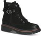 Caprice Dames Enkellaarsje 9-25205-45 008 G-breedte Zwart Leer Maat 37 EU